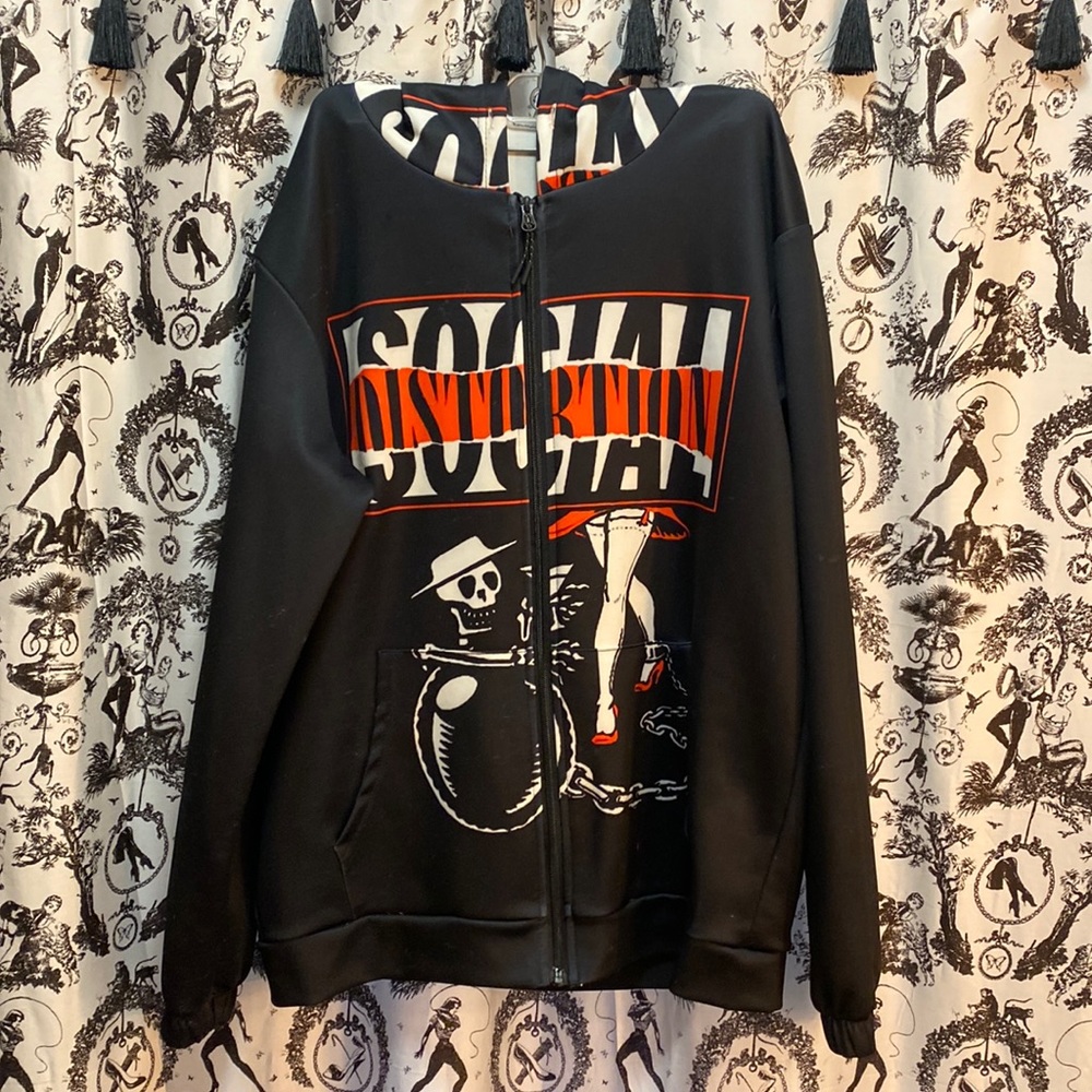 Social Distortion hoodie Size L